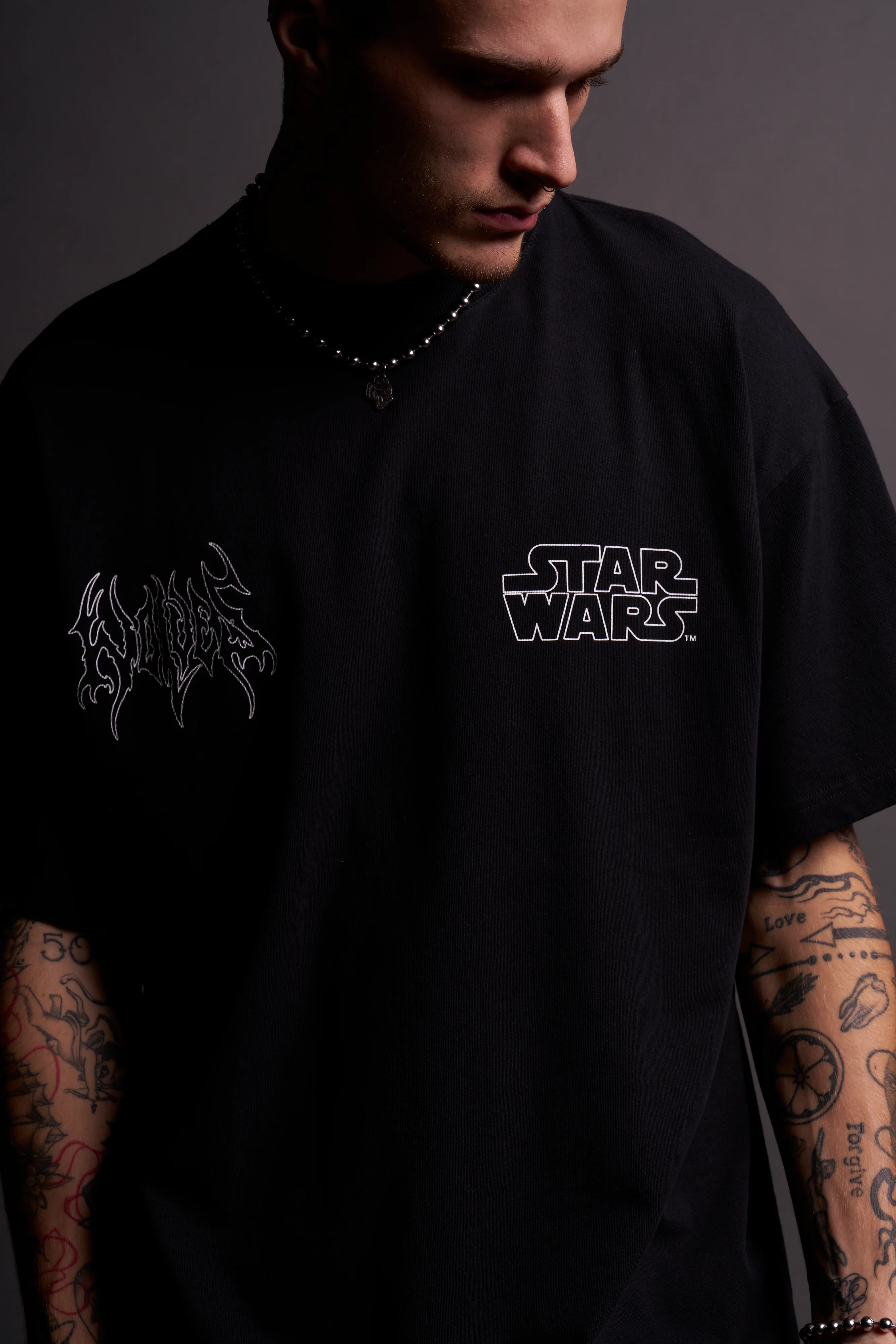 You Underestimate My Power "Premium" Oversized Tee in Black - Image 7