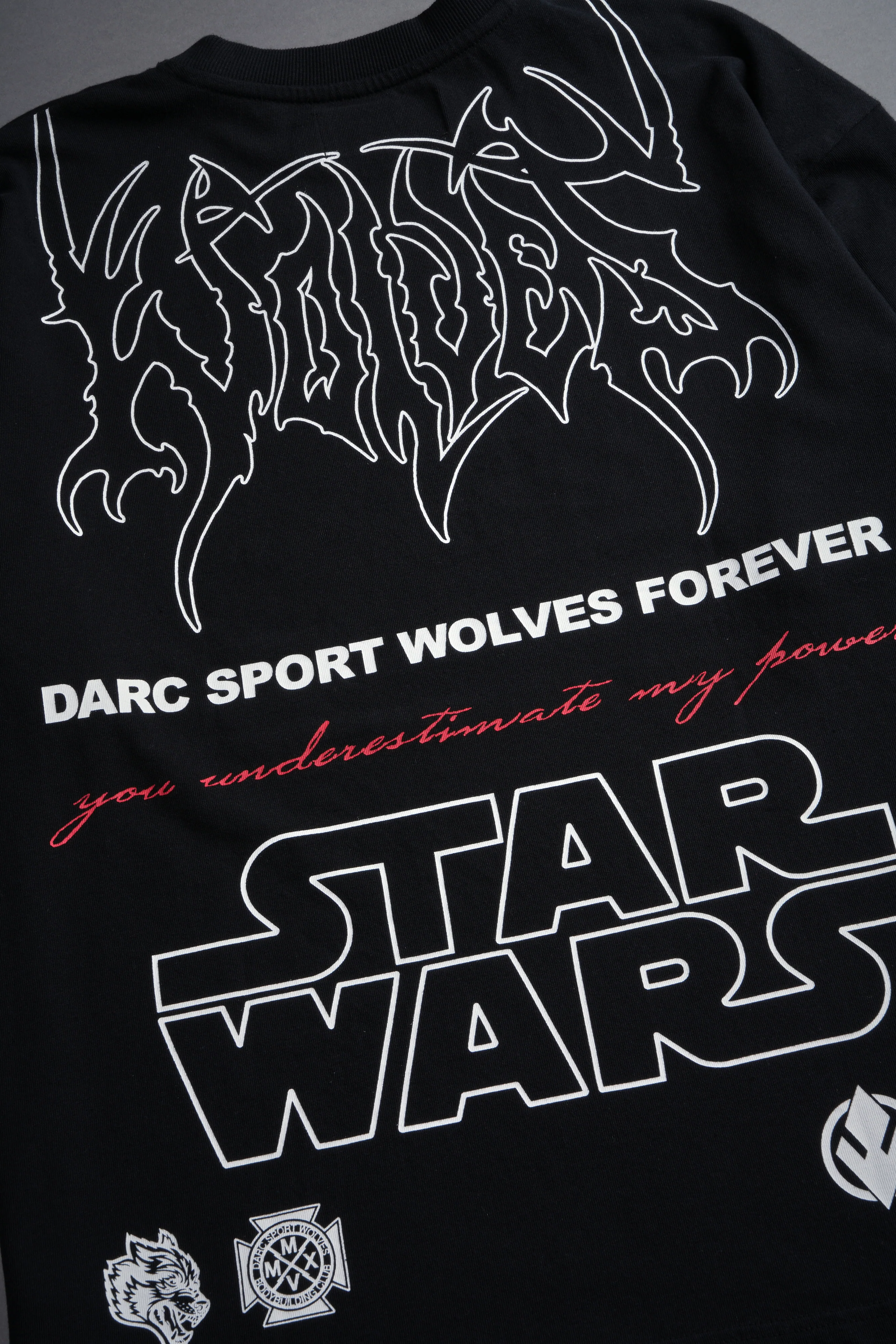 You Underestimate My Power "Premium" Oversized Tee in Black - Image 8