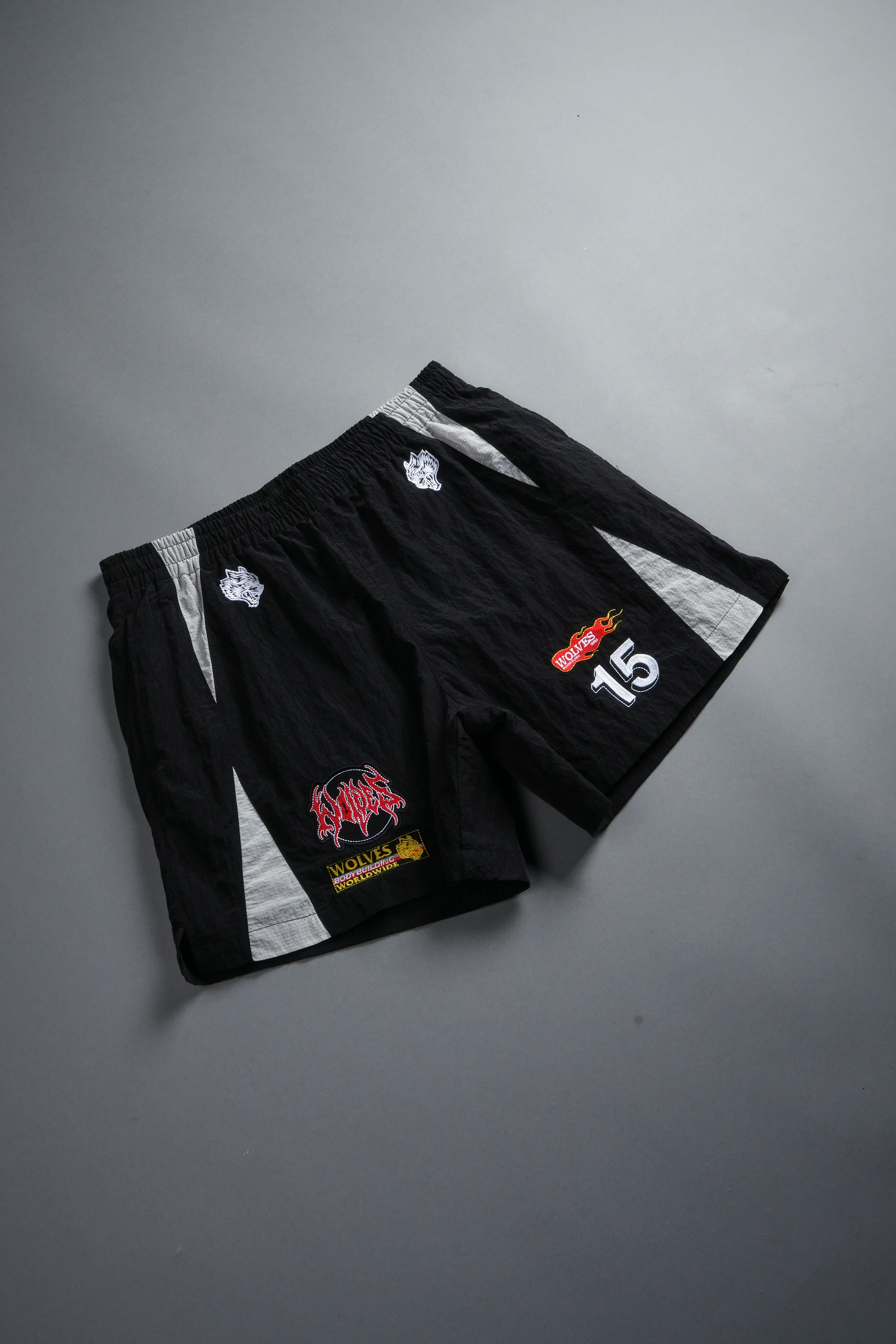 You Underestimate My Power Zdan Shorts in Black - Image 5