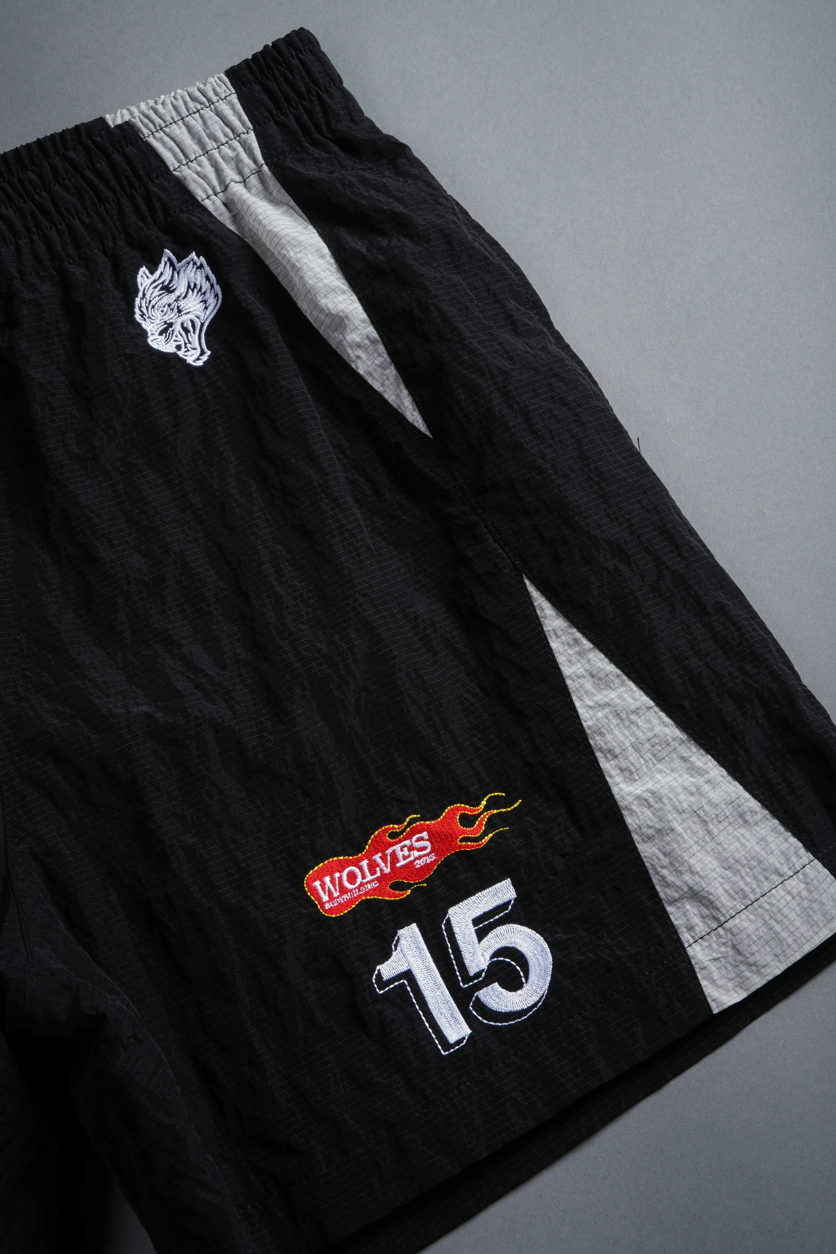 You Underestimate My Power Zdan Shorts in Black - Image 8