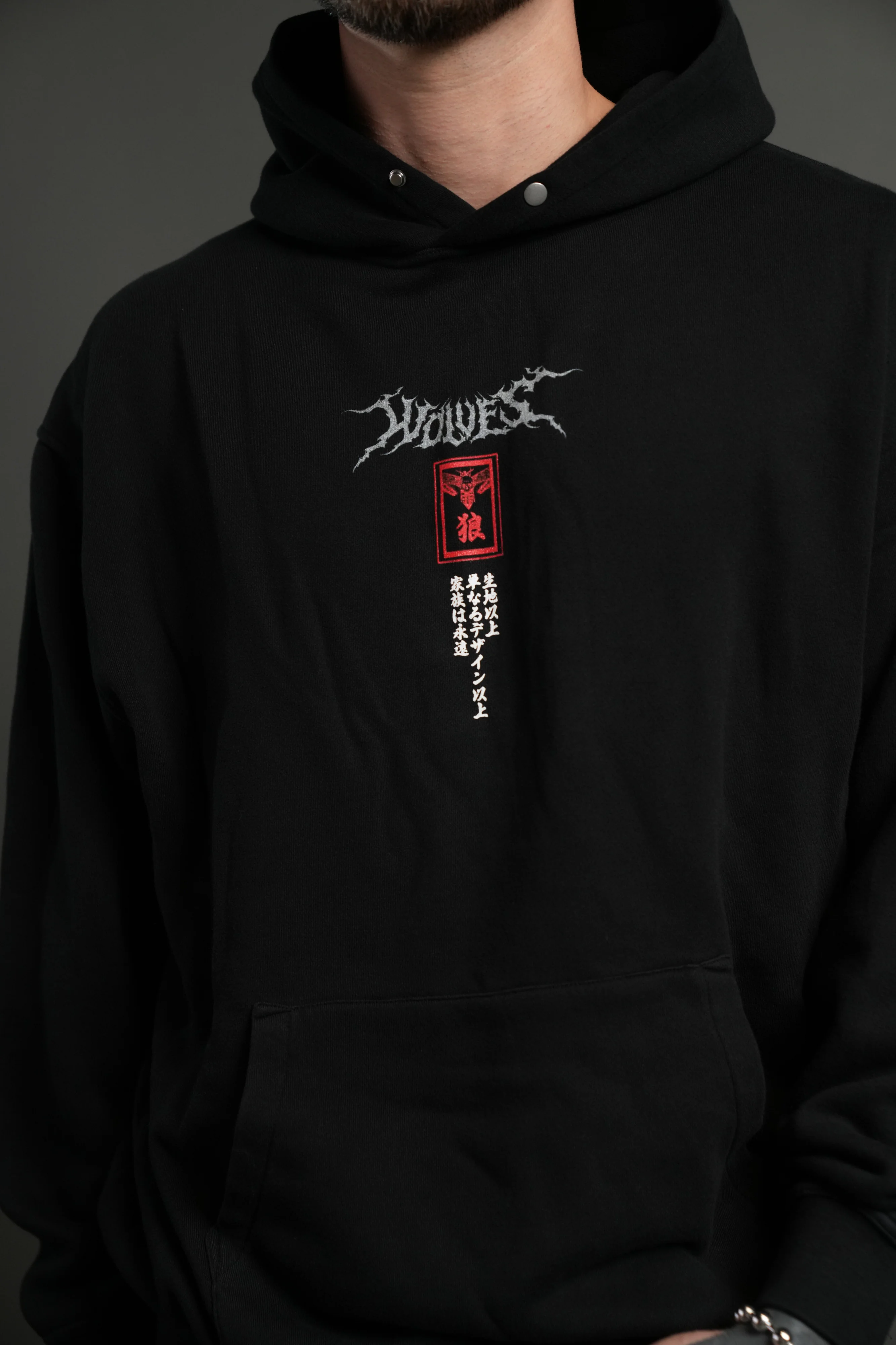Zenitsu NFGU "Pierce" Hoodie in Black - Image 7