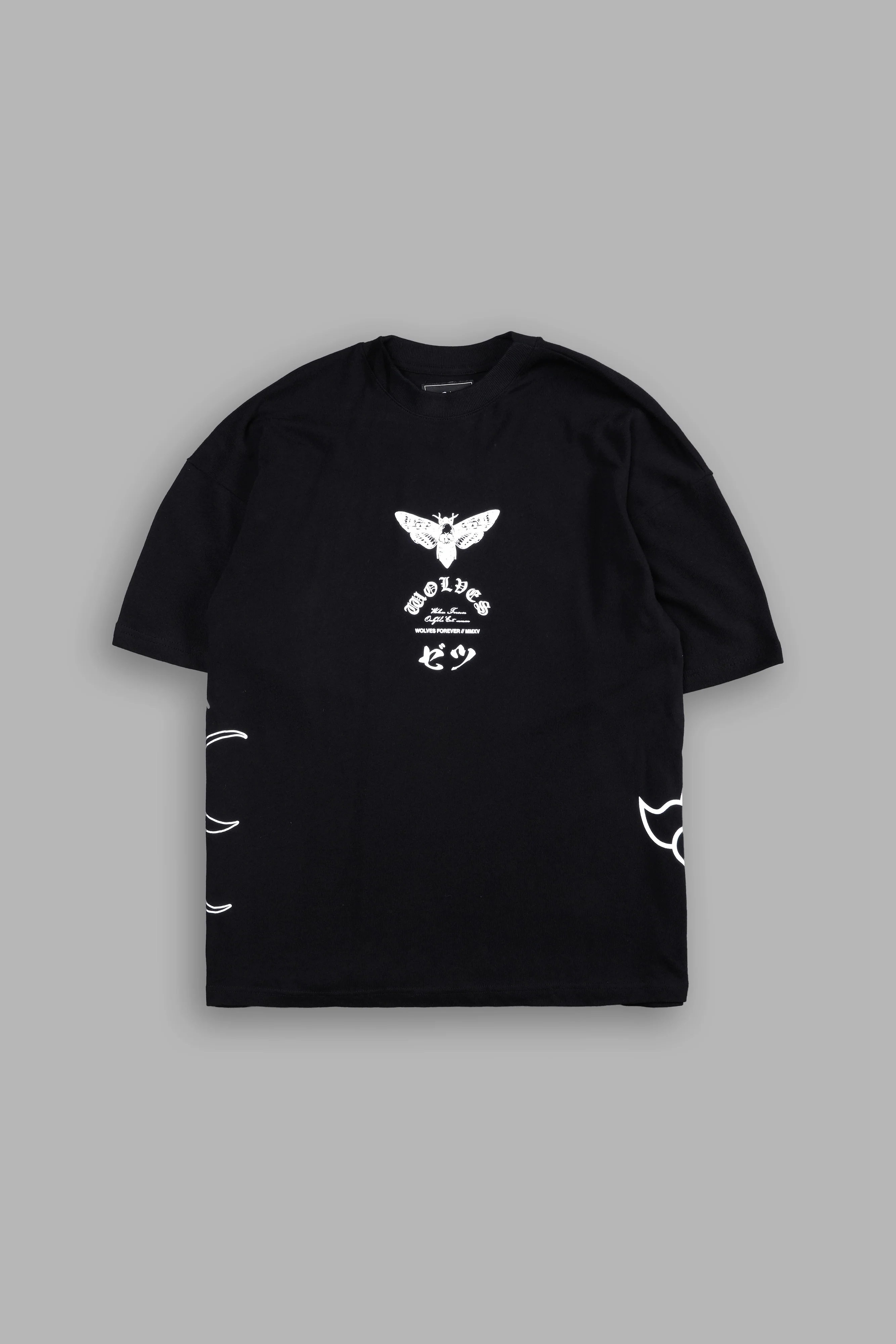 Zetsu Akatsuki "Side By Side" Oversized Tee in Black - Image 2